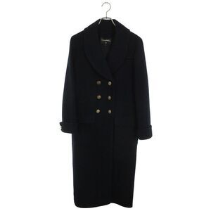 Chanel P59349v44841 Gold Button Hamburger Coat Ladies 34